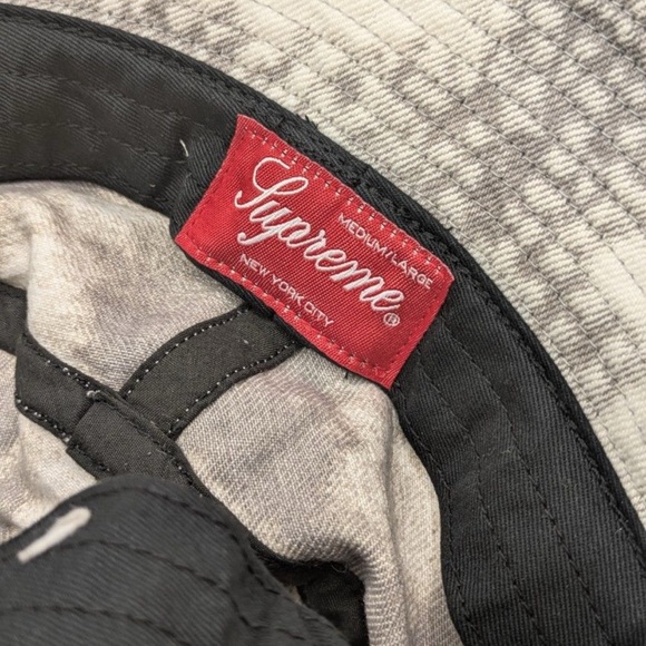 Supreme Denim Crusher Bleached w Free Sticker- M/L